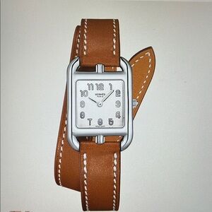 Hermes double strap for women’s small Cape Cod watch